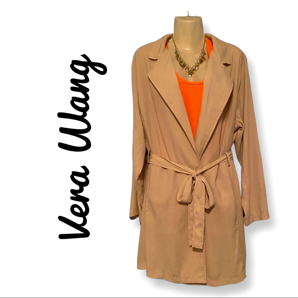Vera Wang light sand duster jacket - Picture 1 of 5
